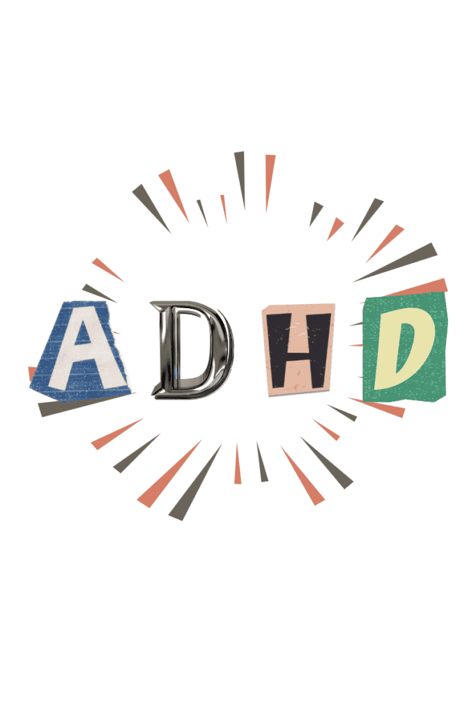 15 Achievable ADHD Accommodations Checklist for Teachers 2 ADHD Accommodations Checklist, letters spell ADHD, pink and grey starburst lines