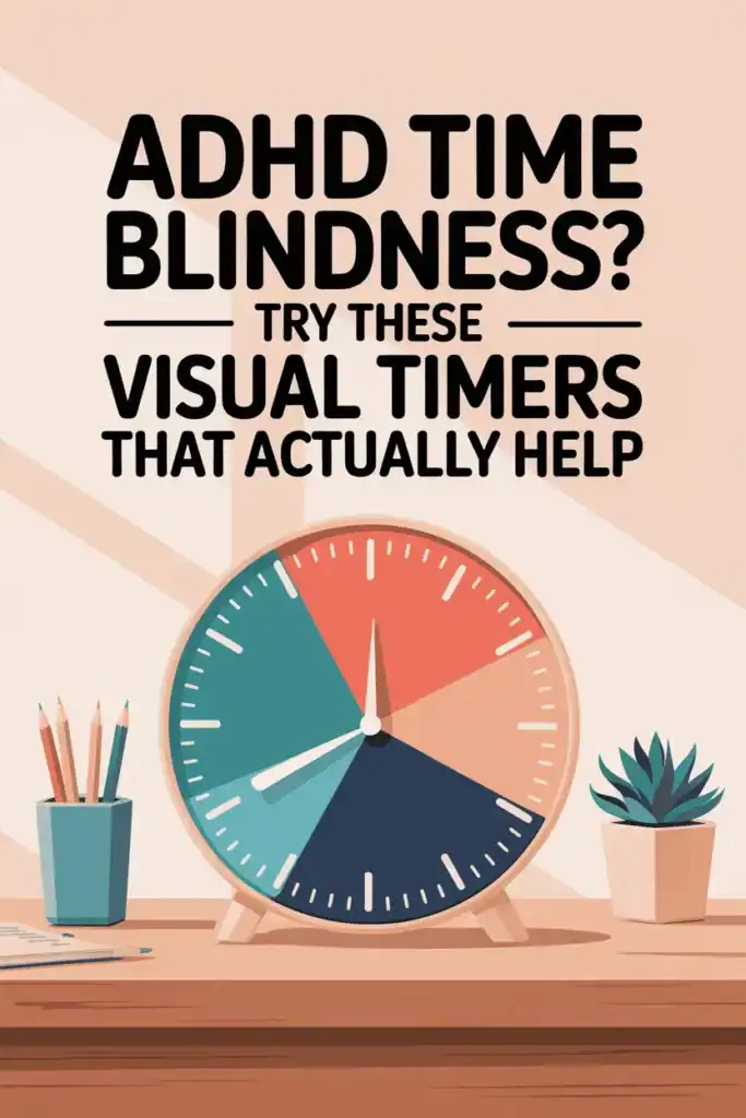 7 ADHD Visual Timer Insights and Best Pick for 2025 8 visual timer on desk, sharpened pencils in holder, succulent plant