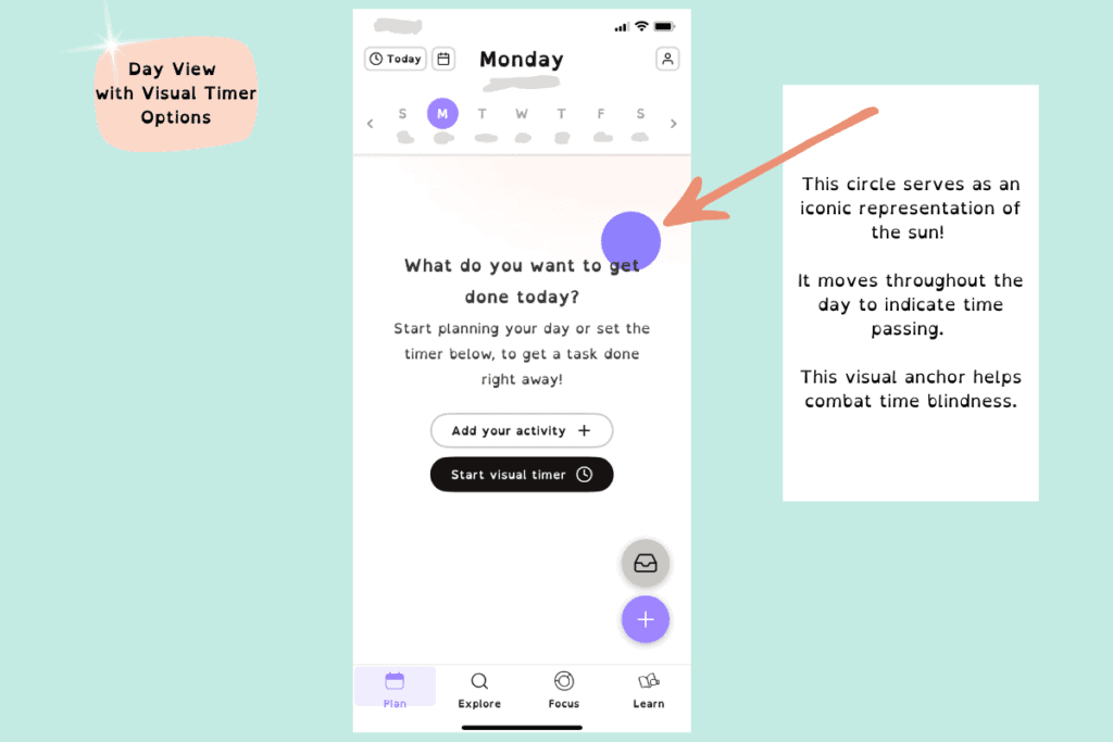 7 Tiimo App Features Neurodivergent Users Will Love 4 day view, planning, Tiimo app review, Tiimo interface, edits by Teach with ND
