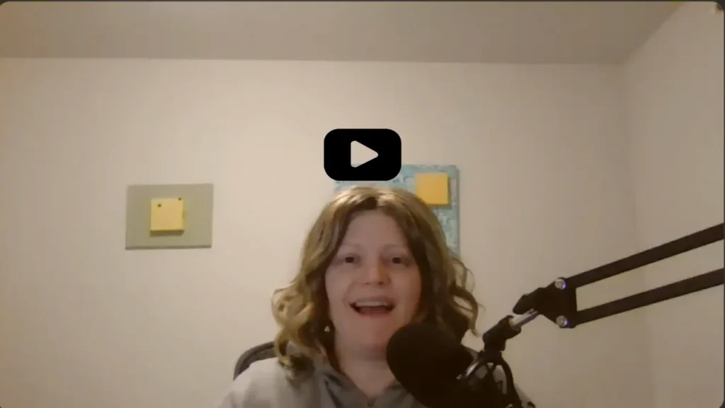7 Best Flexible Side Hustles for Teachers (When You Need Control) 2 Photo of Eileen Guevara speaking into a mic about flexible side hustles for teachers.
