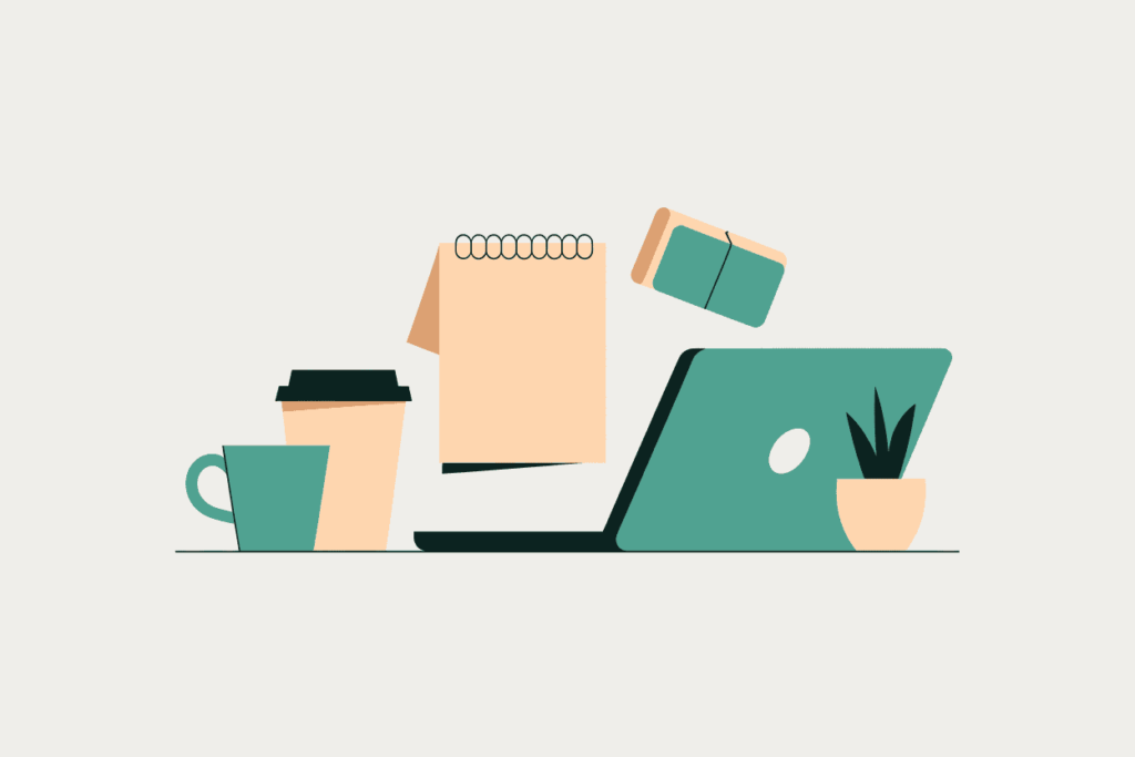Calendar, coffee mug, and planner icons — represents time management and benefits of side hustles for teachers.

