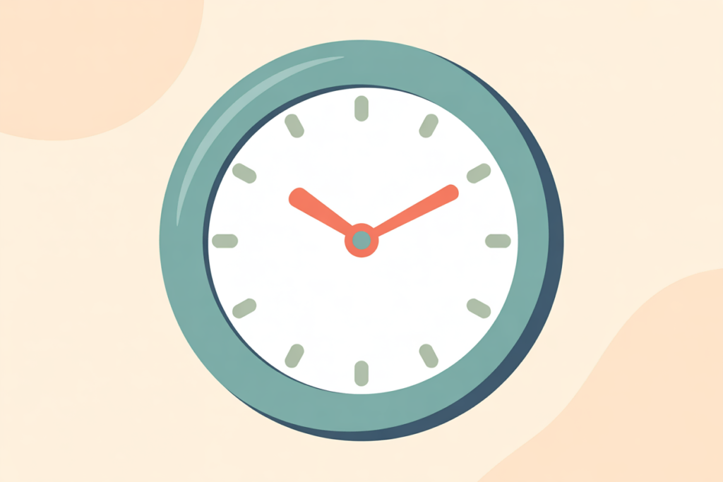 How Much Money Can Teachers Make from Side Hustles? 5 Simple round wall clock with muted green and coral accents.
